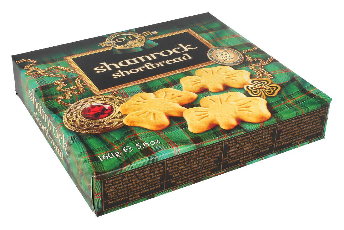 O'Neill's Shamrock Shaped Irish Butter Shortbread 160g
