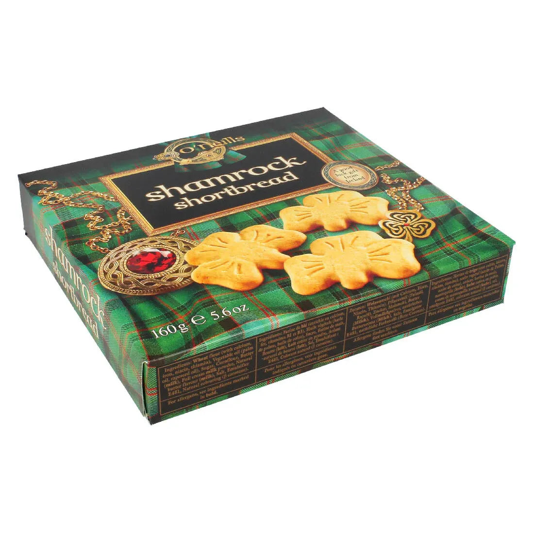 O'Neill's Shamrock Shaped Irish Butter Shortbread 160g