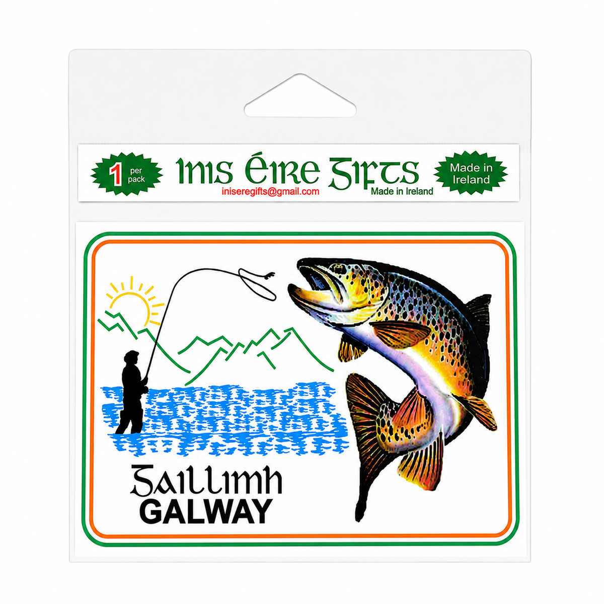 Galway Fishing Sticker