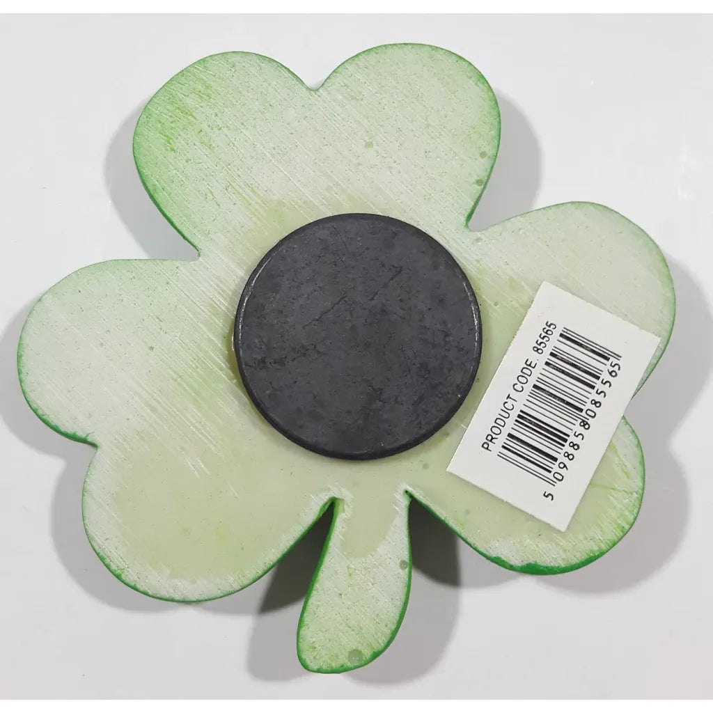 Galway Ireland Scenes Shamrock Fridge Magnet with gold trim