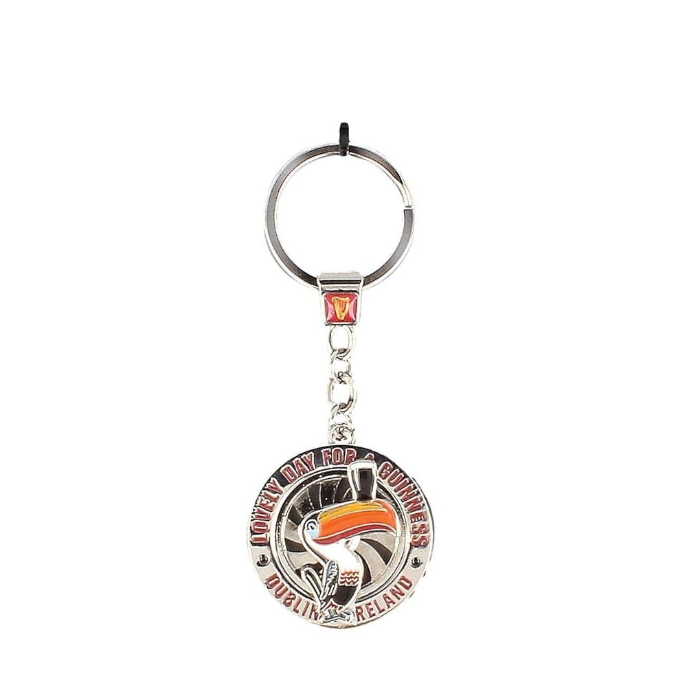 Guinness Toucan Rotating Spinner Keyring