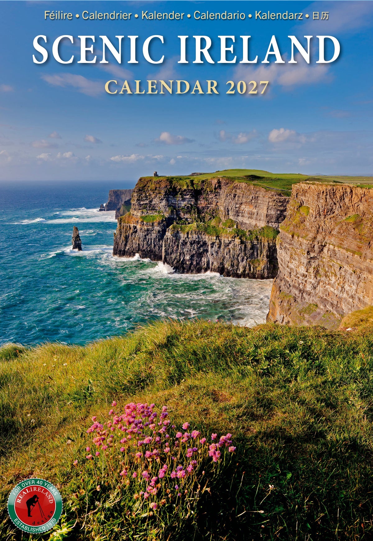 Slim Scenic Ireland Calendar 2027