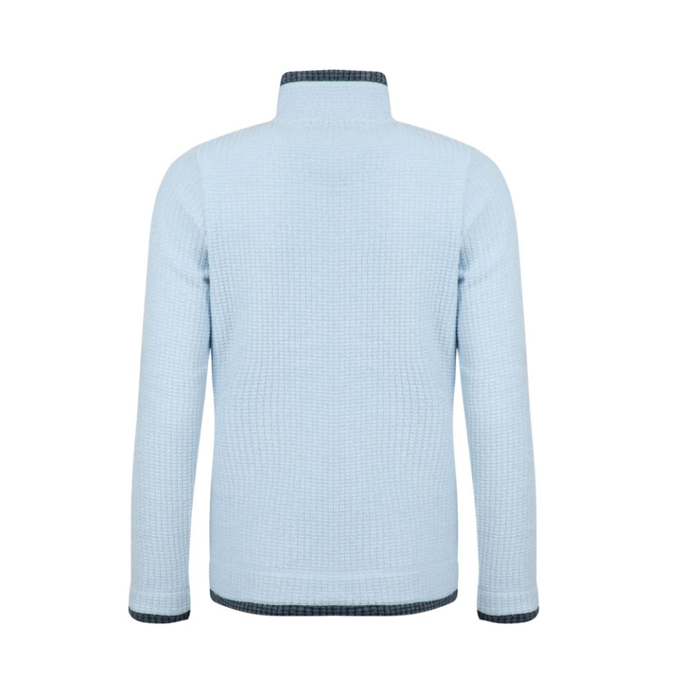 Weird Fish Women’s Ariana Full Zip Grid Fleece Cool Blue