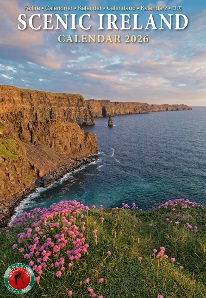 Scenic Ireland Slim Calendar 2026