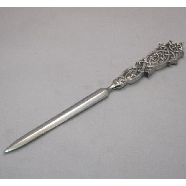 Pewter Letter Opener Celtic Dragon Design - Exclusive Item.