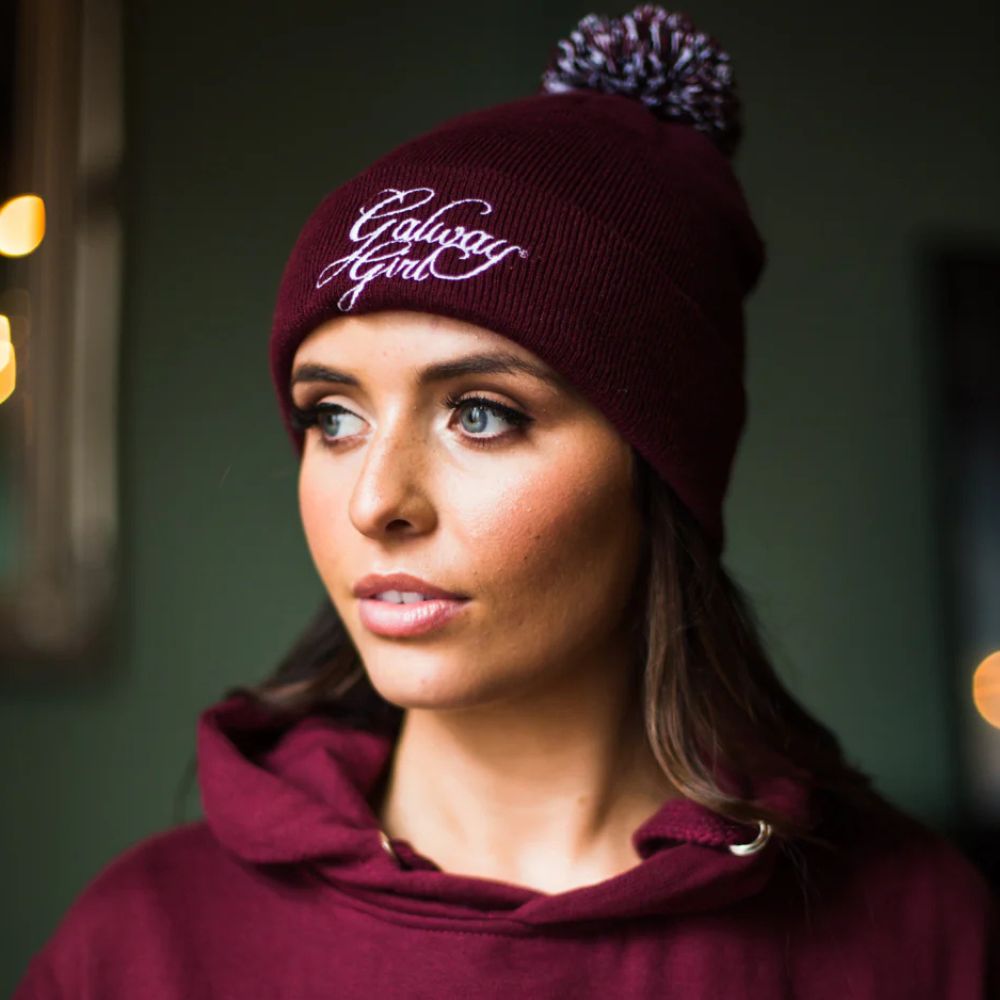 Galway Girl Bobble Hat Beanie for Women