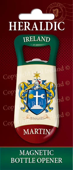 Martin Heraldic Fridge Magnet Bottle Opener