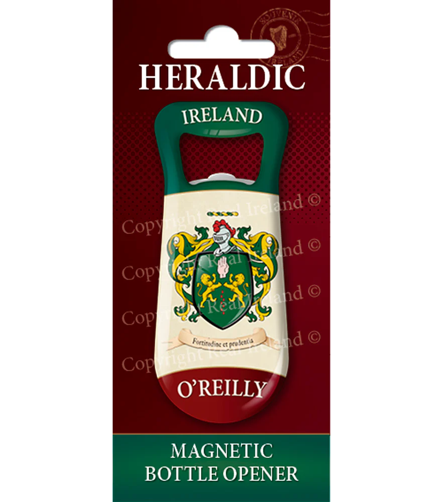 O' Reilly Heraldic Fridge Magnet Bottle Opener