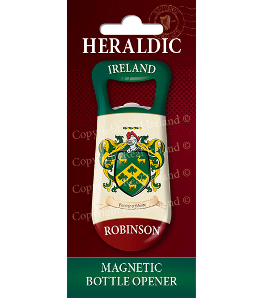 Robinson Heraldic Fridge Magnet Bottle Opener