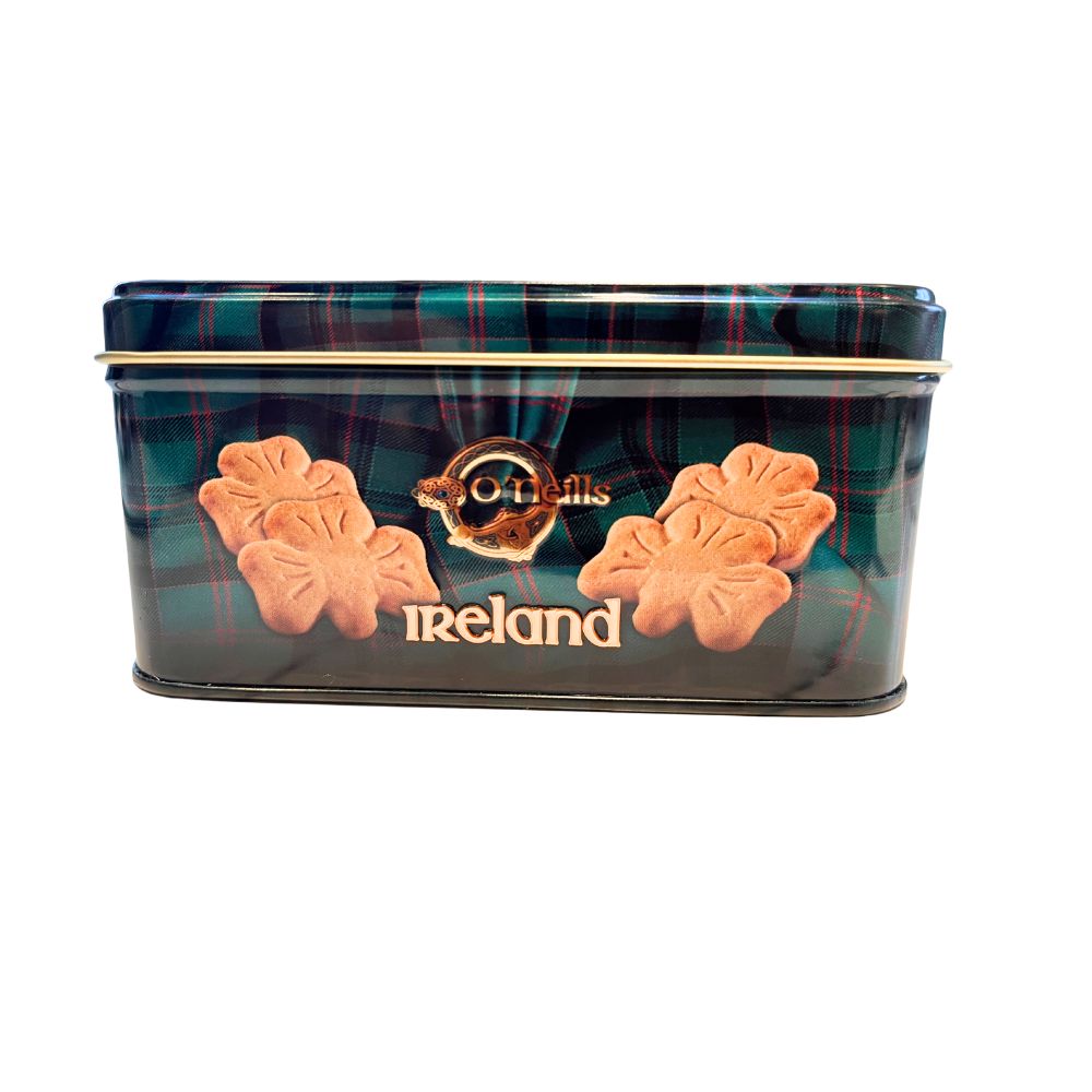 O'Neill's Shamrock Shaped Shortbread In A Tin 80g