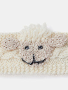 Aran Woollen Mills- Hand Knitted Babies Sheep Headband