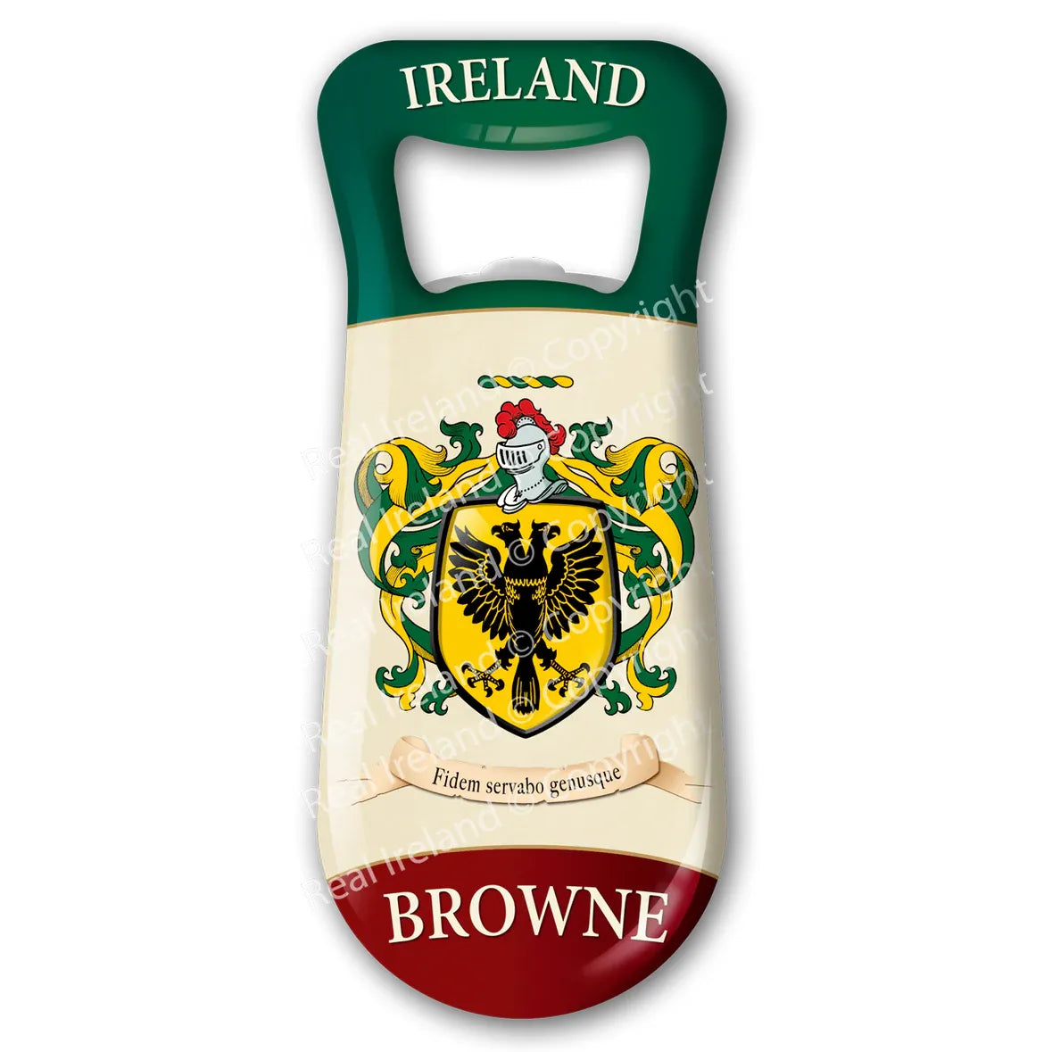 Browne Heraldic Fridge Magnet Bottle Opener