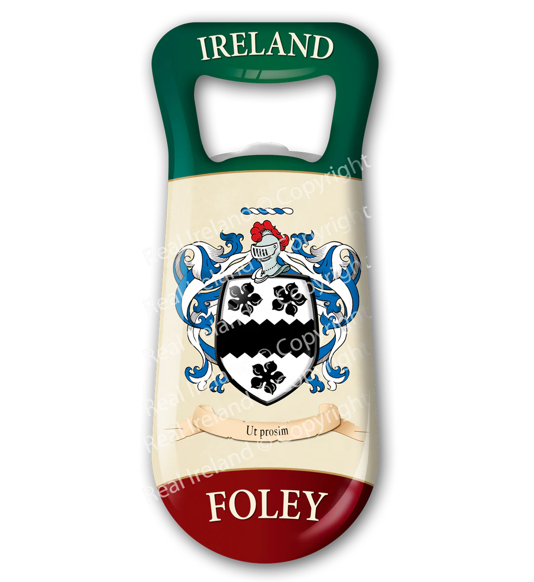 Foley Heraldic Fridge Magnet Bottle Opener