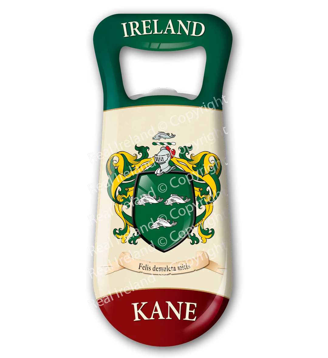 Kane Heraldic Fridge Magnet Bottle Opener