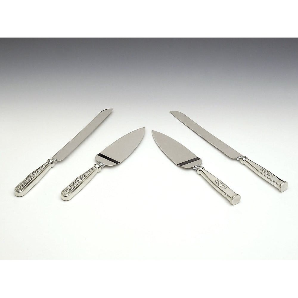 Mullingar Pewter Irish Wedding Cake Knife & Server Collection