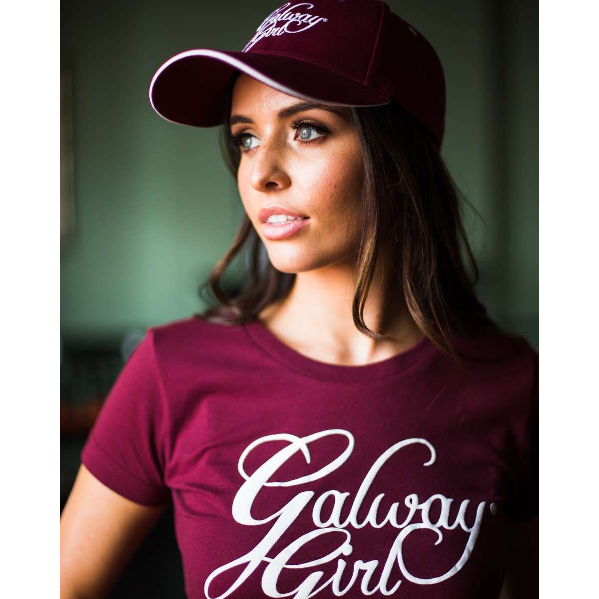 Galway Girl Burgundy Women's Baseball Cap