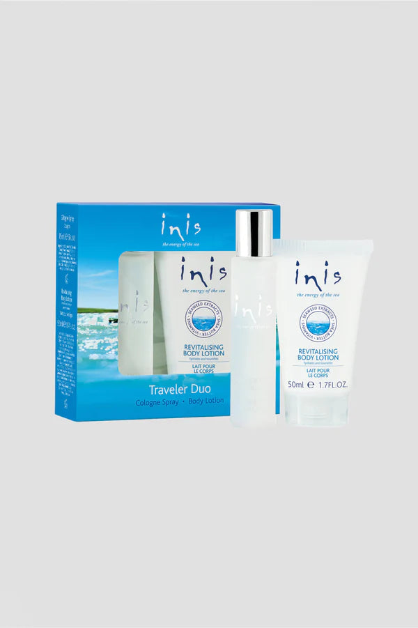 Inis Traveler Duo Gift Set Cologne Spray and Body Lotion