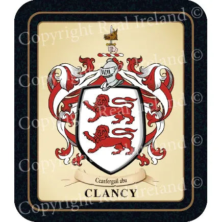 Clancy Heraldic Coasters 2 Pack