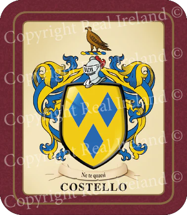 Costello Heraldic Coasters 2 Pack