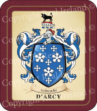 D Arcy Heraldic Coasters 2 Pack