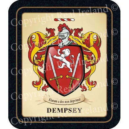 Dempsey Heraldic Coasters 2 Pack