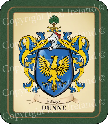 Dunne Heraldic Coasters 2 Pack