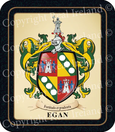 Egan Heraldic Coasters 2 Pack