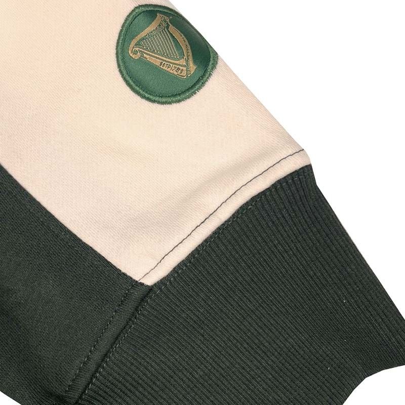Guinness American Football Sweatshirt Black and Cream Unisex