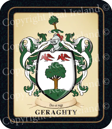 Geraghty Heraldic Coasters 2 Pack