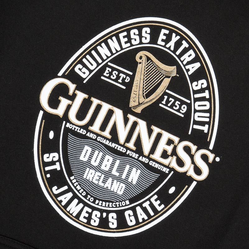Guinness Extra Stout Stamp Black Men's T-Shirt