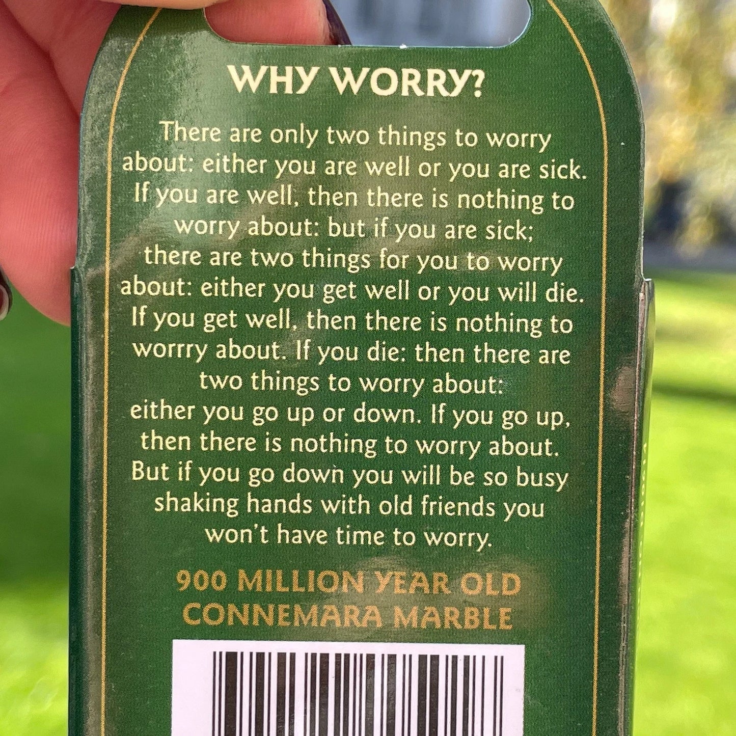 Connemara Marble Worry Stone