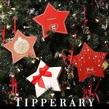 Tipperary Crystal Home for Christmas Sparkle Tree Decoration in Gift Box