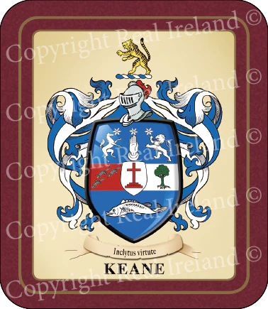 Keane Heraldic Coasters 2 Pack