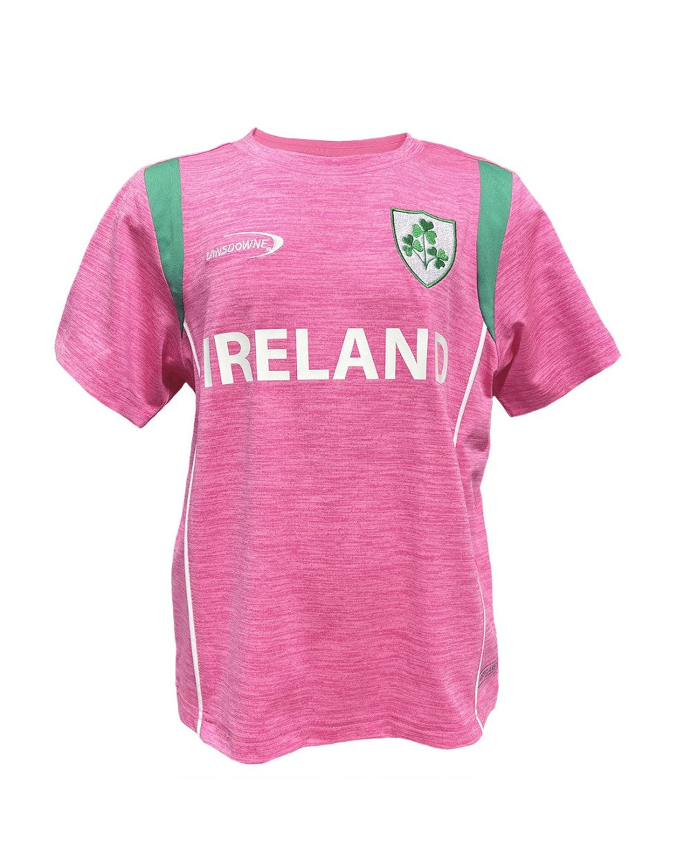 Landsdowne Kids Ireland Crest Pink Performance Top