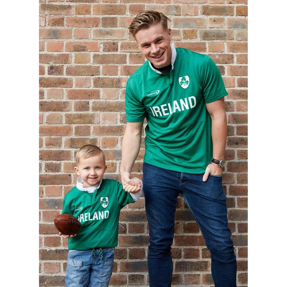 Landsdowne Kid's Ireland Rugby Shamrock Shirt