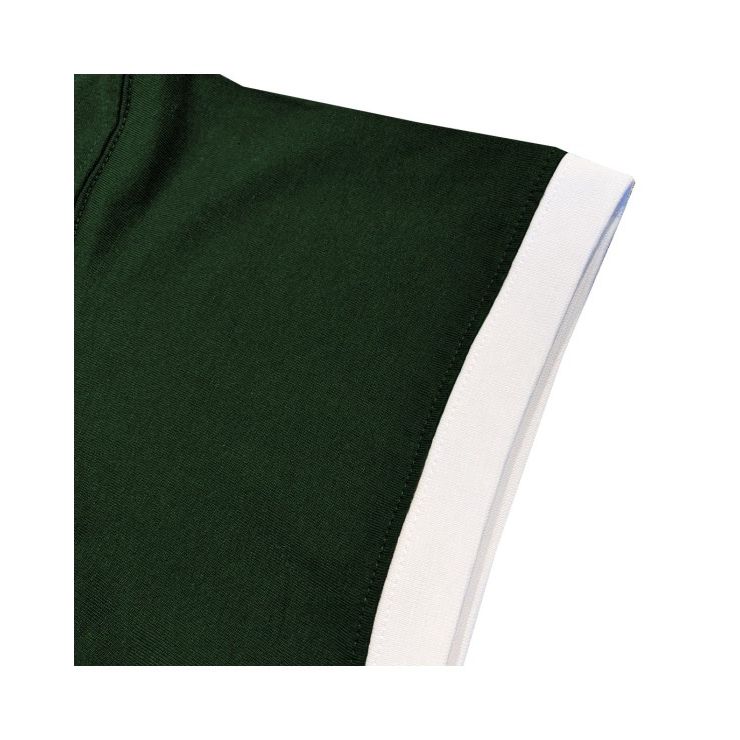 Lansdowne Ireland Ringer T-shirt in Bottle Green & White