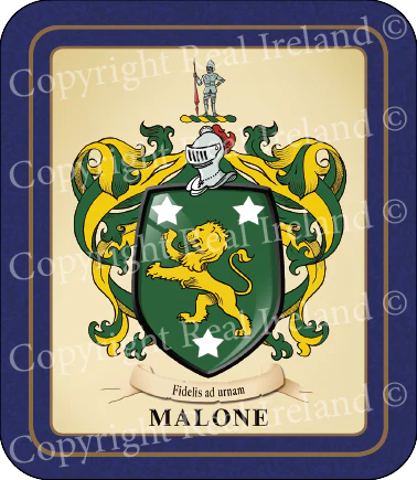 Malone Heraldic Coasters 2 Pack