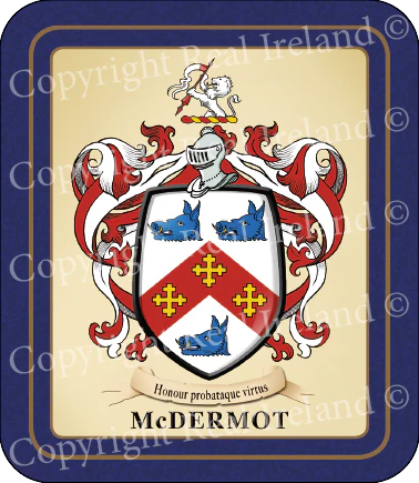 McDermot Heraldic Coasters 2 Pack