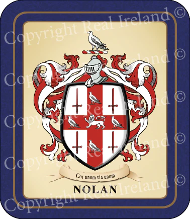 Nolan Heraldic Coasters 2 Pack