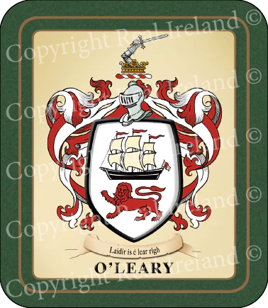 O'Leary Heraldic Coasters 2 Pack