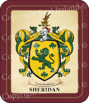 Sheridan Heraldic Coasters 2 Pack