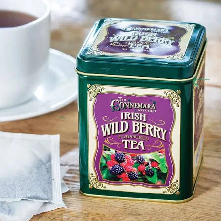 Connemara Kitchen Irish Wild Berry Tea in Vintage Tin