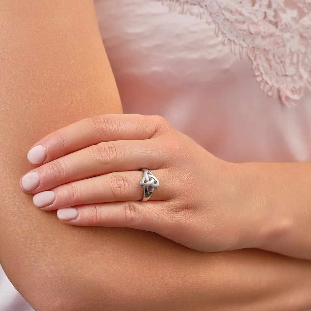 Silver Women's Trinity Knot Ring