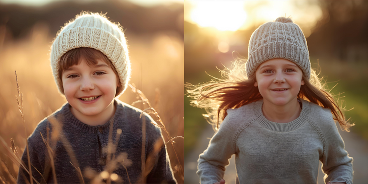 Aran Children's Hats