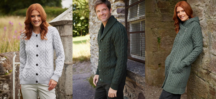Aran Wool Cardigans