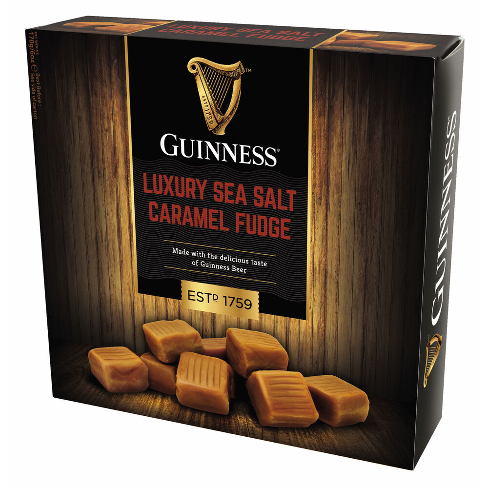 Guinness Luxury Sea Salt Caramel Fudge 170g