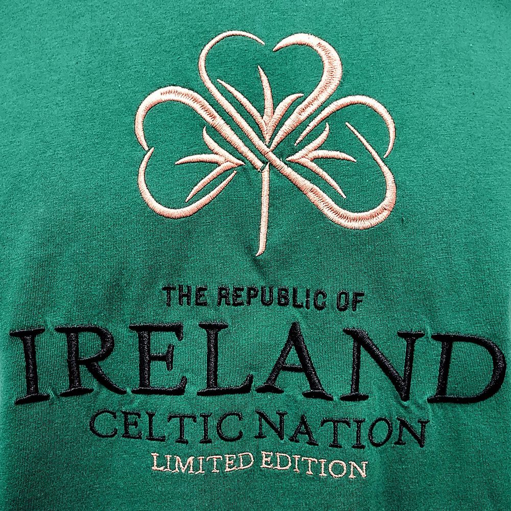Green Republic of Ireland Shamrock T-Shirt Unisex