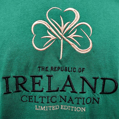Green Republic of Ireland Shamrock T-Shirt Unisex