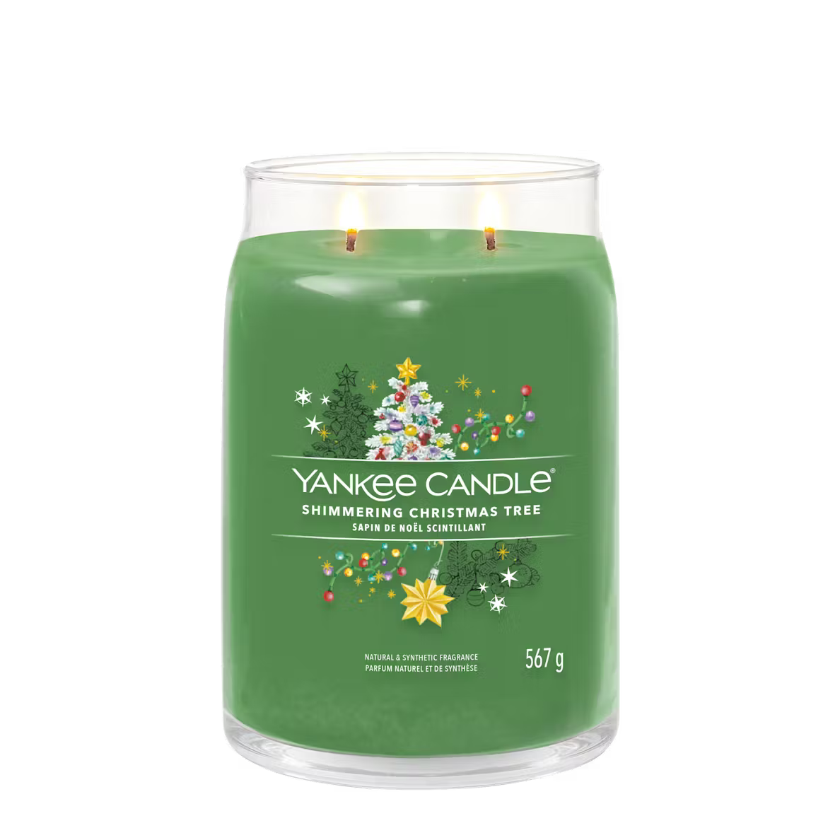 Yankee Candle Shimmering Christmas Tree Large Jar