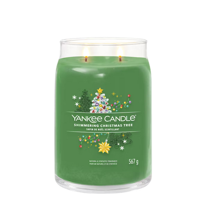 Yankee Candle Shimmering Christmas Tree Large Jar